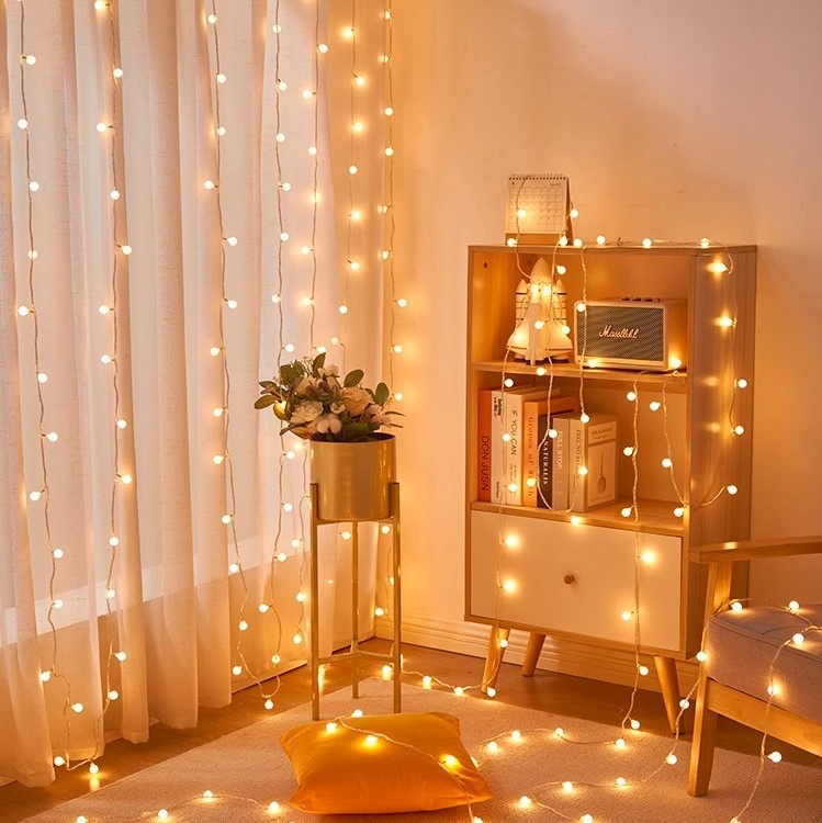 Led Globe String Lights Battery Operated Fairy Light for Garden - Festival - Camping - Wedding - Party - Atmosphere Decor (10/20/40/80 packs available)
