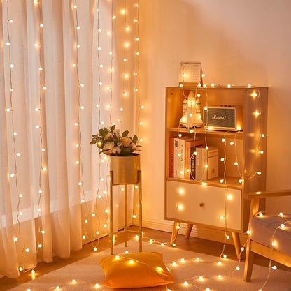 Led Globe String Lights Battery Operated Fairy Light for Garden - Festival - Camping - Wedding - Party - Atmosphere Decor (10/20/40/80 packs available)